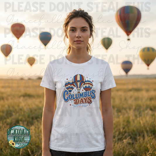 Columbus Days 2026 Retro | Gracefully Rustic Shop Exclusive