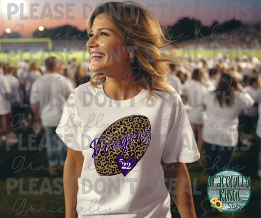 Dragon Cheetah Football Number