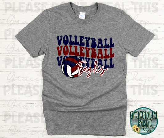 Joplin Eagles Stacked Volleyball