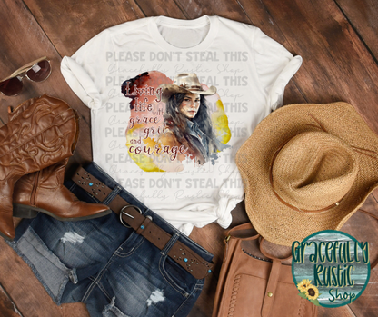 Living life with grace, grit, and courage