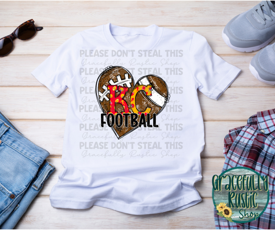KC Football Heart
