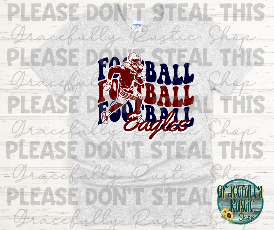 Joplin Football Player Stacked