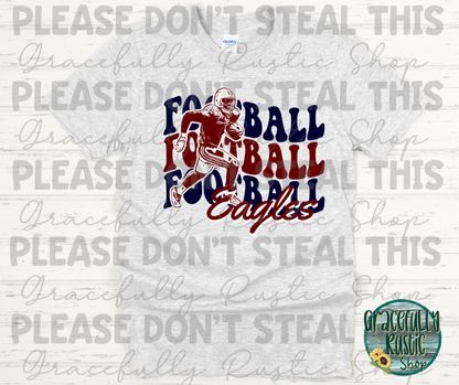 Joplin Football Player Stacked