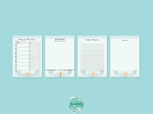 Load image into Gallery viewer, Christian Family Home &amp; Life - Planner &amp; Journal - Light Blue Floral
