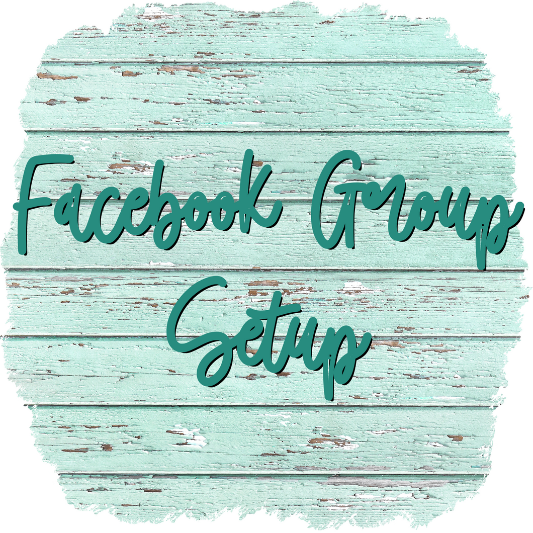 Facebook Group Set Up