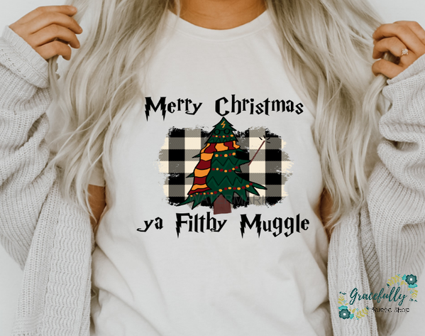 Merry Christmas Ya Filthy Muggle Gracefully Rustic Shop