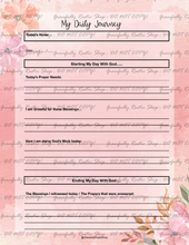 Load image into Gallery viewer, Christian Family Home &amp; Life - Planner &amp; Journal - Pink Floral
