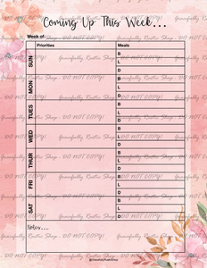 Christian Family Home & Life - Planner & Journal - Pink Floral