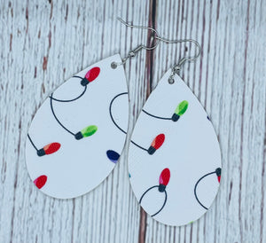 Christmas Light Earrings