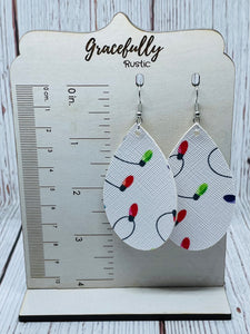 Christmas Light Earrings