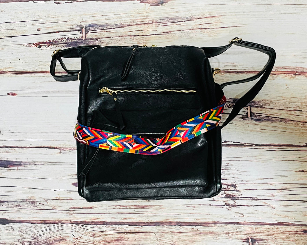 Backpack Purse with Guitar Strap