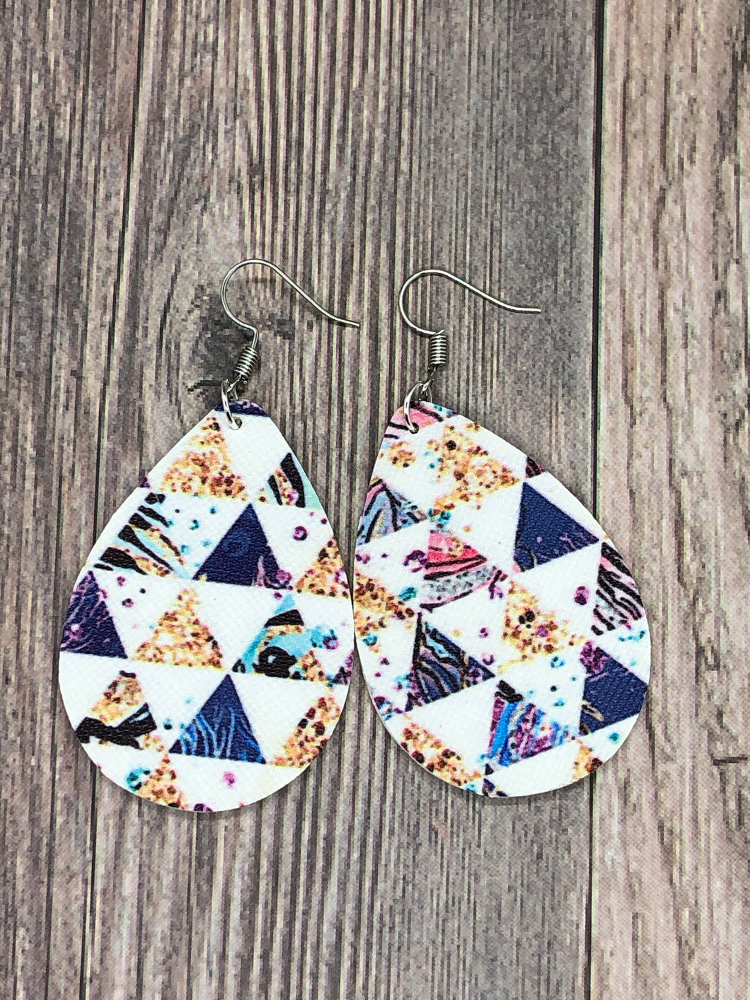 Triangle Teardrop Earrings