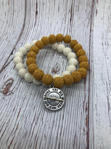 Compass Lava Bracelet