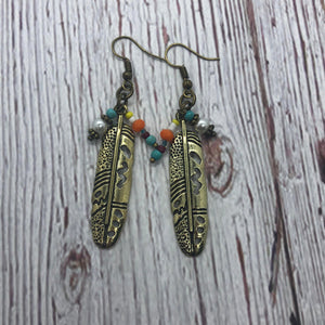 Quirky Feather Earrings