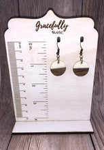 Load image into Gallery viewer, Circle Wood Resin Earrings
