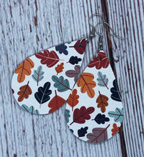 Load image into Gallery viewer, Fall Leaves Leather Earrings
