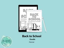 Load image into Gallery viewer, Back to School Doodle Planner
